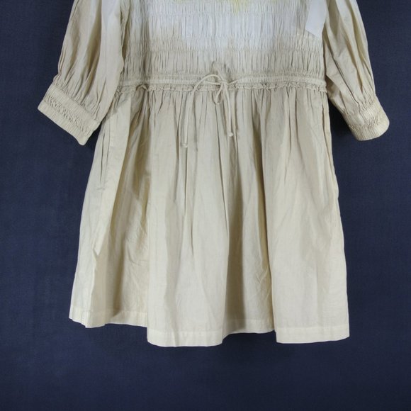 NEW Apiece Apart Aldea Smocked Mini in Soft Dip Dye Size L #540
